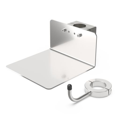 Транспортная полка - Z-DOCK86 - provita medical - из нержавеющей стали / из алюминия / установленная на столбике