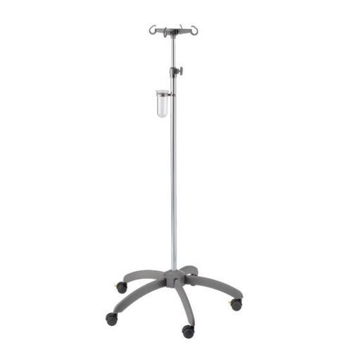 Стойка для сыворотки на роликах - I-H61121 - provita medical - 4 крюка / для кровати / телескопическая