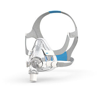 Маска для искусственной вентиляции CPAP - AirTouch™ F20 - ResMed Europe - для СИПАП-терапии / из силикона / регулируемая