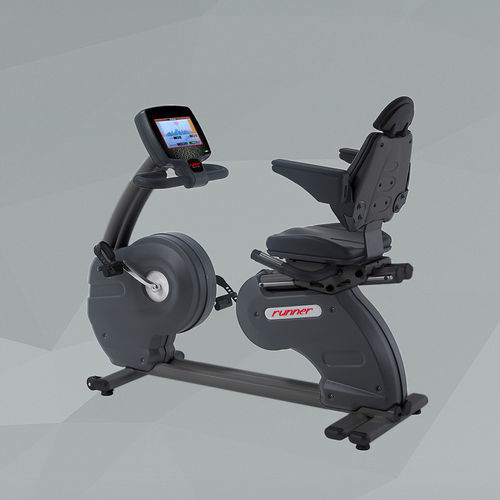 Велотренажер-эргометр горизонтальная посадка - REC-CYCLING RUN-7412-PC - Runner