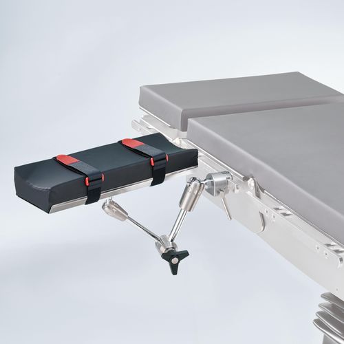 Опора для руки для операционного стола - 101.0192.0 - SCHMITZ medical GmbH - из нержавеющей стали / из губки / с регулируемой высотой