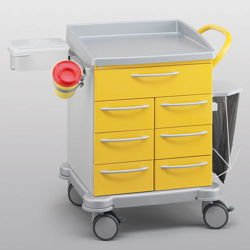Медицинская тележка - 260.0420.0 - SCHMITZ medical GmbH - для больниц / для общего применения / для расходных материалов