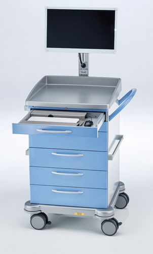 Телемедицинская тележка для планшетного ПК - 260.0043.0 - SCHMITZ medical GmbH - для ноутбука / для панели ПК / мобильная