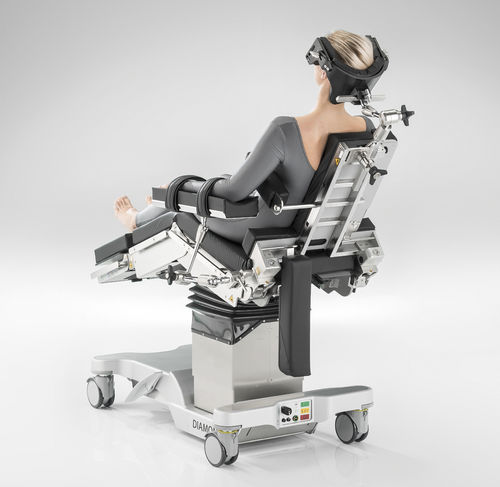 Опора для спины для операционного стола - 101.0244.1 - SCHMITZ medical GmbH - из нержавеющей стали / из губки / гелевая