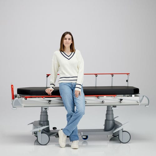 Транспортная тележка-каталка - STS - SCHMITZ medical GmbH - для неотложной помощи / для медицинских снимков / для интенсивной терапии