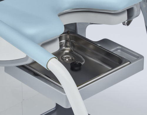 Подставка под медицинский лоток на кресле для осмотра - 101.0751.0 - SCHMITZ medical GmbH - из нержавеющей стали
