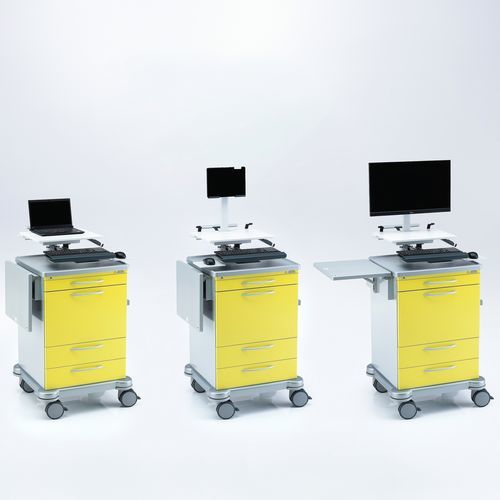Компьютерная тумба для цифрового планшета - varimed - SCHMITZ medical GmbH - для панели ПК / с выдвижным ящиком / приспособления