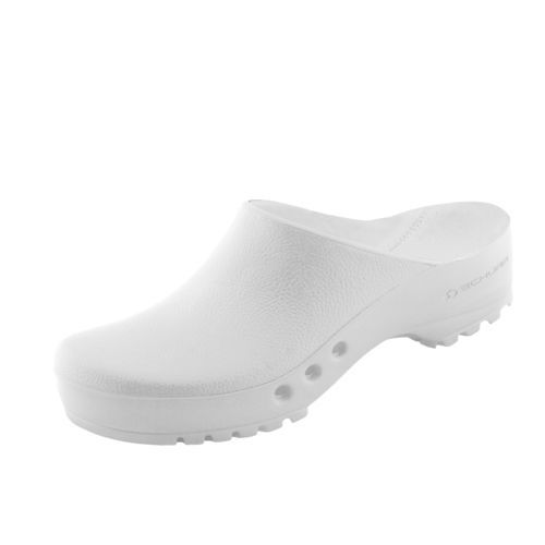 Медицинские сабо унисекс - 32350-00-00.11 - Schürr Schuhvertrieb - моющееся / антистатическое / белое