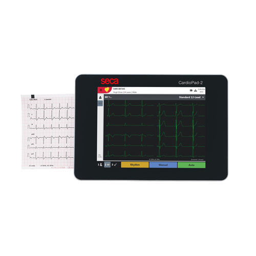 Электрокардиограф для спокойного состояния - CardioPad-2 - seca - 12 каналов / цифровой / с принтером