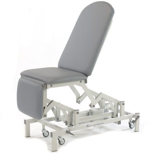 Электрический диагностический стол - SM9566-BL - SEERS Medical - с регулируемой спинкой / с регулируемой высотой / наклонный