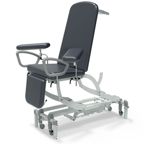 Электрическое кресло для забора крови - NV9676P-CLS-2WH-LO - SEERS Medical - 3 секции / с подставкой для ног / на роликах