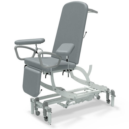Электрическое кресло для забора крови - NV9466P-PRM-1WH-LG - SEERS Medical - 3 секции / с подставкой для ног / на роликах