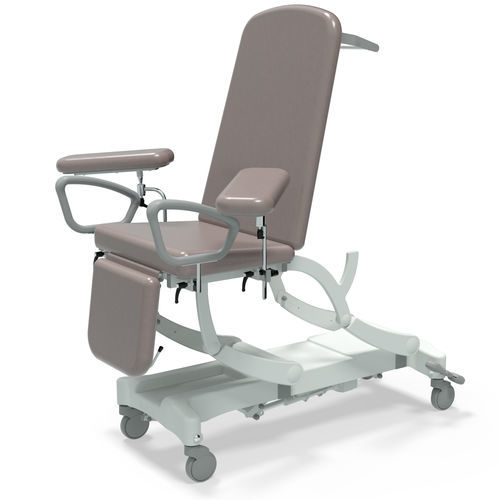 Электрическое кресло для забора крови - NV9676P-PRM-2WF-LO - SEERS Medical - 3 секции / с подставкой для ног / на роликах