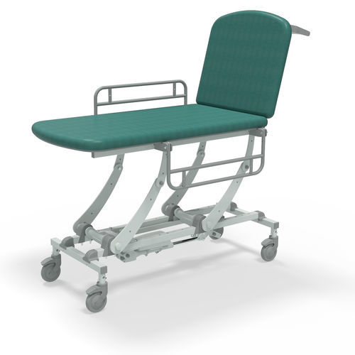 Электрический диагностический стол - NV2470-CLS-2WH-DG - SEERS Medical - с регулируемой спинкой / с регулируемой высотой / на роликах
