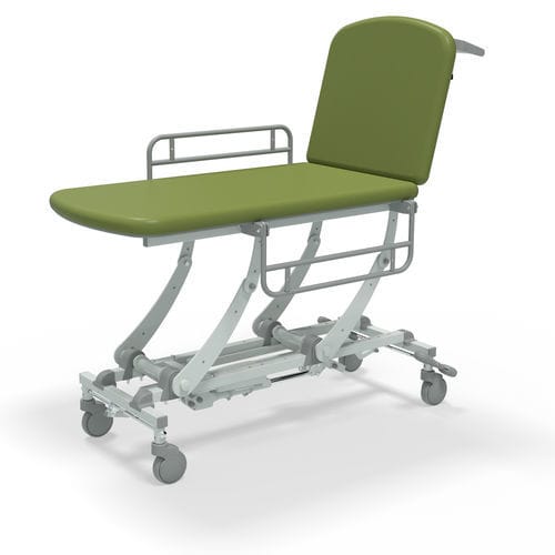 Электрический диагностический стол - NV2460-PRM-1WH-DG - SEERS Medical - с регулируемой спинкой / с регулируемой высотой / на роликах