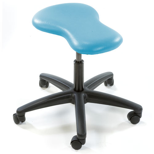 Табурет для учреждений здравоохранения - ST6109 - SEERS Medical - с регулируемой высотой / на роликах / черный