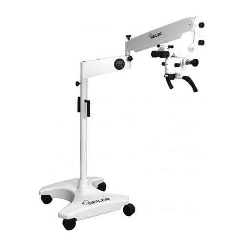 Операционный микроскоп для стоматологии - ALPHA AIR 3  - Seiler Medical - настенный / на роликах