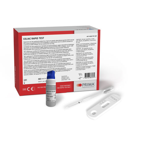 Экспресс-тест на целиакию - 800077IP-20P - SENTINEL DIAGNOSTICS - IgG / IgA / крови
