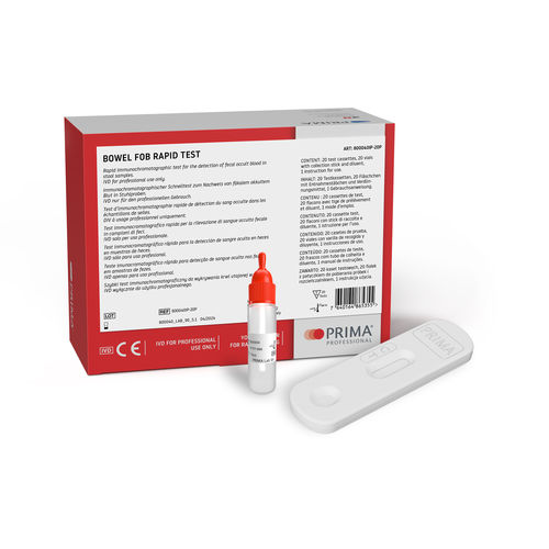 Экспресс-тест для анализа кала на скрытую кровь - 800040IP-20P - SENTINEL DIAGNOSTICS - для фекалий / иммунохроматографический / кассетный