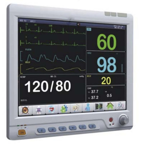 Компактный многопараметрический монитор пациента - 900E - Nanjing Chenwei Medical Equipment Co.,Ltd - для ЭКГ / RESP / EtCO2