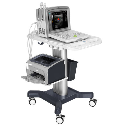 Ультразвуковой сканер переносной, с тележкой - FDC6100V - Shenzhen Well.D Medical Electronics - для поливалентной эхографии / цветовой допплер / эластография