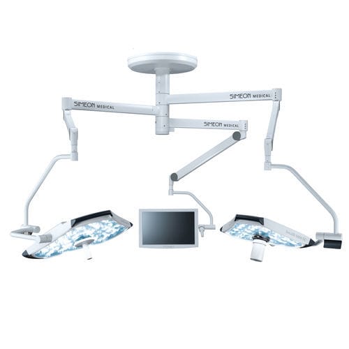 Потолочный хирургический светильник - Sim.LED 5000 MC - SIMEON Medical - светодиодный / 2 штатива