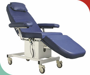 Электрическое кресло для забора крови - LDC-11 / LDC-12 / LDC-13 - Labtop Instruments Pvt. Ltd. - 3 секции / на роликах