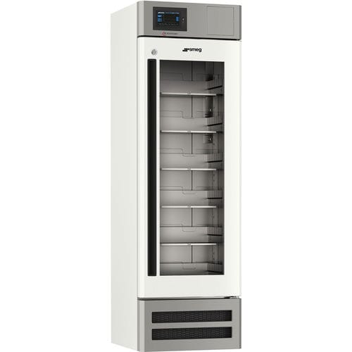 Холодильник для банка крови - FE30G1EVO - SMEG Instruments - в виде шкафа / 1 дверца / со стеклянной дверью