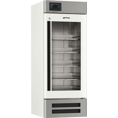 Холодильник для банка крови - FE45G1EVO - SMEG Instruments - в виде шкафа / 1 дверца / со стеклянной дверью