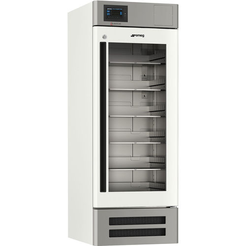 Холодильник для банка крови - FE52G1EVO - SMEG Instruments - в виде шкафа / 1 дверца / со стеклянной дверью