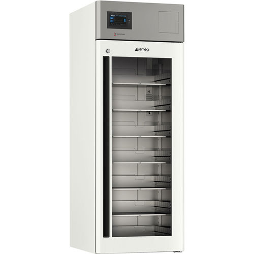 Холодильник для банка крови - FE70G1EVO - SMEG Instruments - в виде шкафа / 1 дверца / со стеклянной дверью