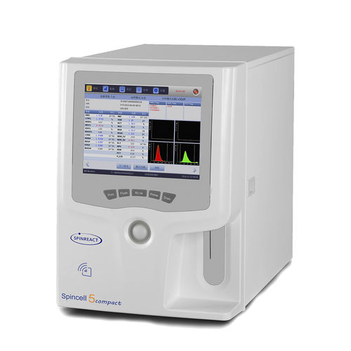 Автоматический гематологический анализатор - Spincell 5compact - Spinreact - 9 параметров / проточная цитометрия / 60 образцов