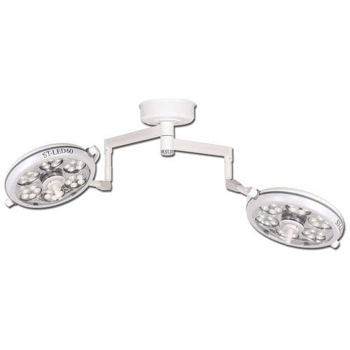 Потолочный хирургический светильник - ST-LED60 series - St. Francis Medical Equipment  - светодиодный / галогенный / 2 штатива