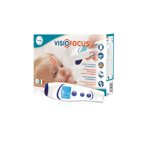 Педиатрический термометр - VisioFocus® 06400 - Tecnimed - лоб / бесконтактный / многофункциональный
