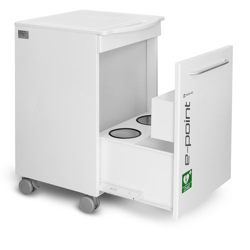 Тележка для неотложной помощи - E-Point  - Tecno-Gaz - медицинская / для дефибриллятора / с выдвижным ящиком