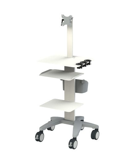Медицинская тележка - TM WBG ECO 01 - Telemed Medical Systems - для эхографов / транспортная / из нержавеющей стали
