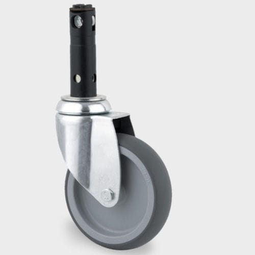 Колесо для медицинской тележки - 2474PIO100R26-28S45 4xM8 - TENTE-ROLLEN  - из каучука / антикоррозионный / из полипропилена