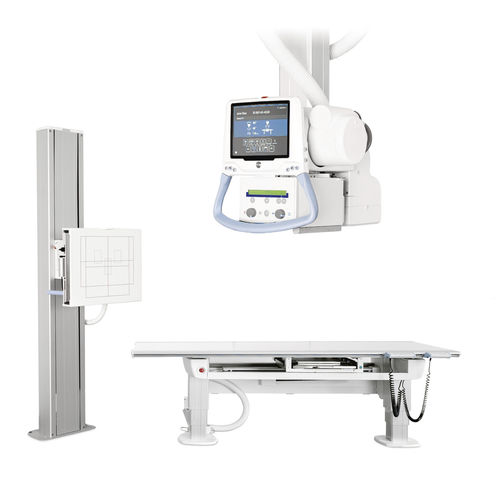 Цифровой рентгенографическая система - Aceso + - Canon Medical Systems Europe - для многофункциональной радиографии / с напольной системой Букки / с телескопической потолочной стойкой для трубок