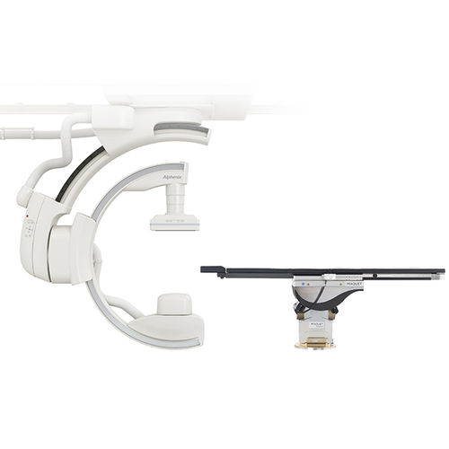 Система флюороскопии для ангиографии - Alphenix Hybrid+ - Canon Medical Systems Europe - цифровой / для флюороскопии сердца / с потолочным усилителем яркости