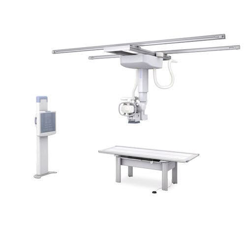 Цифровой рентгенографическая система - Radrex - Canon Medical Systems Europe - для многофункциональной радиографии / с напольной системой Букки / с телескопической потолочной стойкой для трубок