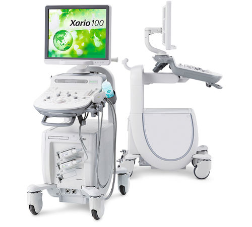 Ультразвуковой сканер на платформе - Xario 100 MX Edition - Canon Medical Systems Europe - для поливалентной эхографии / черно-белый / цветовой допплер