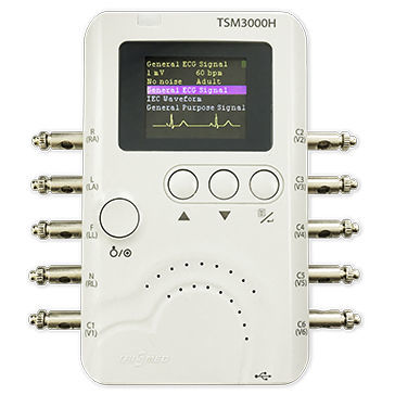 Медицинский симулятор для ЭКГ - TSM3000H - TRISMED  - частоты сердечных сокращений / для оказания общей помощи / аритмии