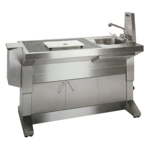 Лабораторная рабочая станция для макроскопии - ZT HS 400 - UFSK INTERNATIONAL GmbH & Co. KG - напольный / с раковиной