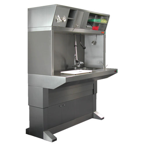 Лабораторная рабочая станция для макроскопии - ZT HS 455 - UFSK INTERNATIONAL GmbH & Co. KG - напольный / с раковиной