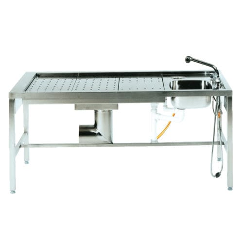 Рабочий стол - ZT HS 501 - UFSK INTERNATIONAL GmbH & Co. KG - для макроскопии / прямоугольный / с раковиной