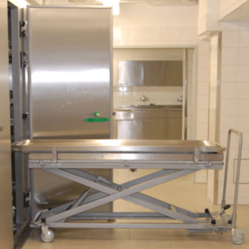 Ячейка для трупа для гроба - LKZ HS.DS - UFSK INTERNATIONAL GmbH & Co. KG - множество тел / с фронтальной загрузкой / с погрузочной тележкой