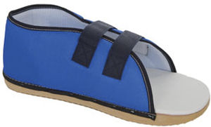 Послеоперационная обувь жесткая подошва - BLUE NYLON  - United Ortho - для взрослых