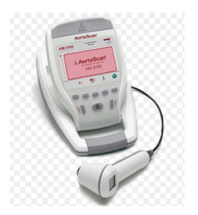 Карманный доплер - AortaScan® AMI 9700 - Verathon Medical Europe - с диагностикой аневризмы брюшного отдела аорты