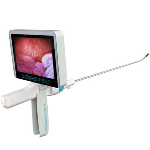 Видеогистероскоп со встроенным видеомонитором - Endosee® Advance System - Wallach Surgical Devices - для одноразового использования
