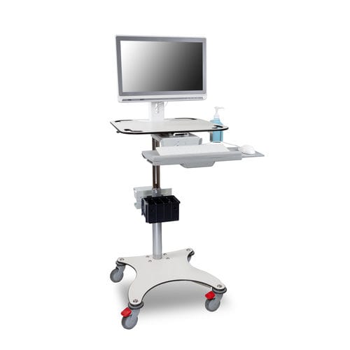 Медицинская компьютерная тумба - Computer trolley - Wiegand AG - с регулируемой высотой
